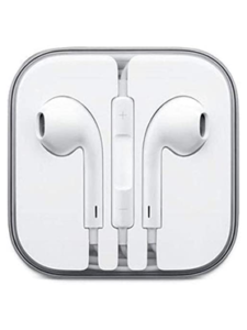 Apple White Stero Headset with mic Aux