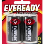 Eveready Card Black Battery D2