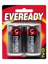 Eveready Card Black Battery D2