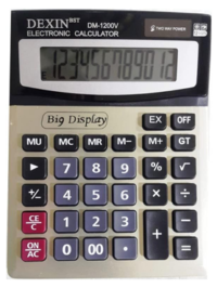 DEXIN Calculator DM-1200V - آلة حاسبة